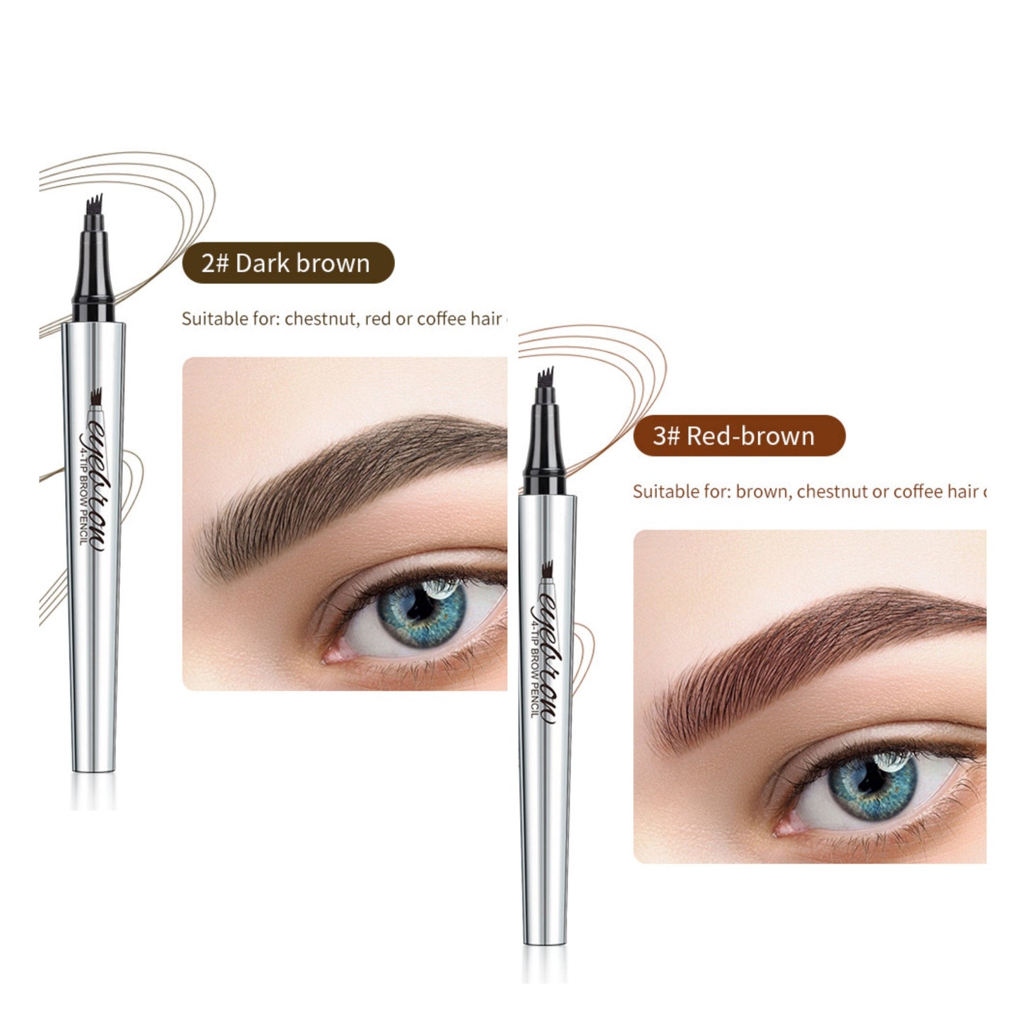 Waterproof 3D Microblading Eyebrow Pen (2 pcs. - Buy 1 Get 1 Free)