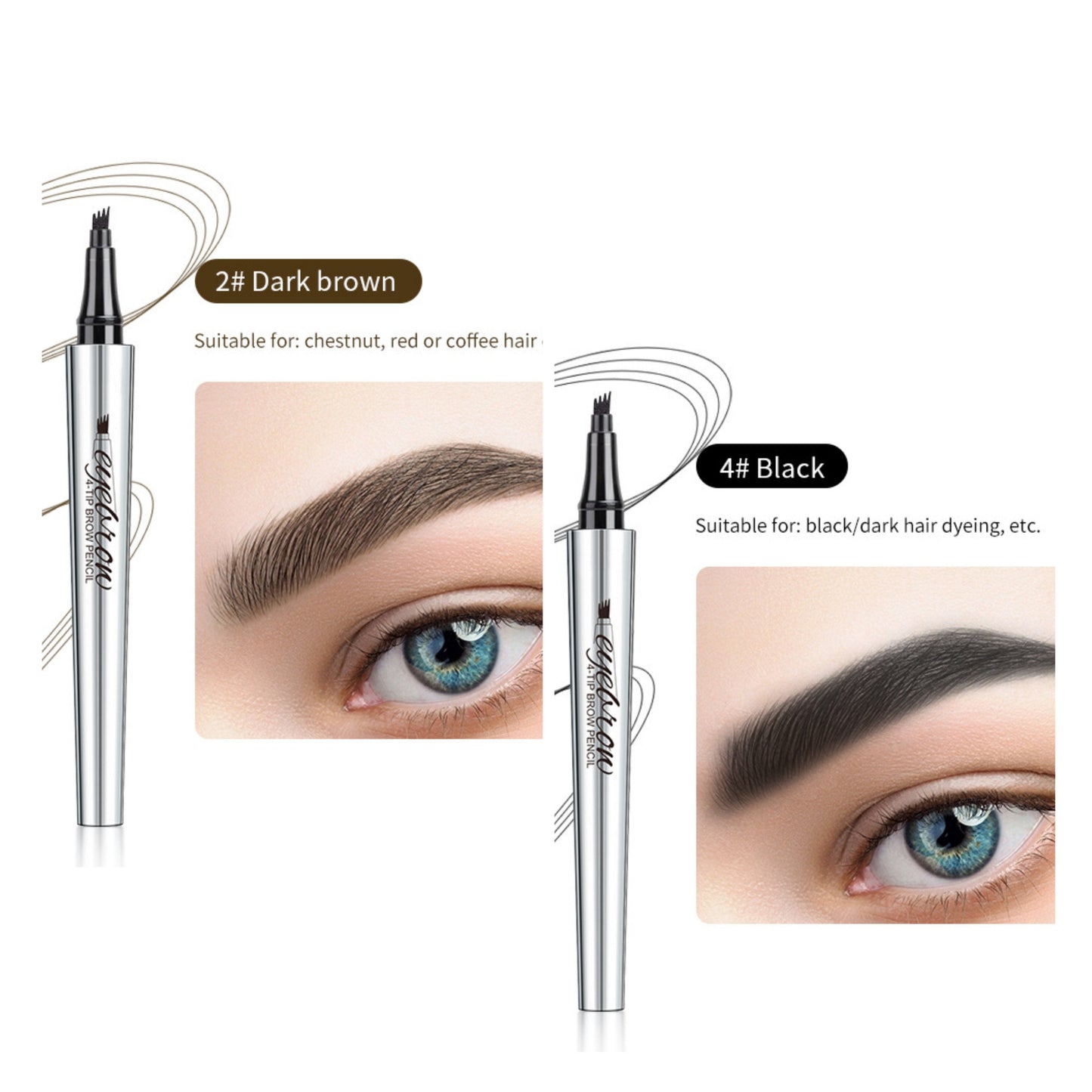 Waterproof 3D Microblading Eyebrow Pen (2 pcs. - Buy 1 Get 1 Free)