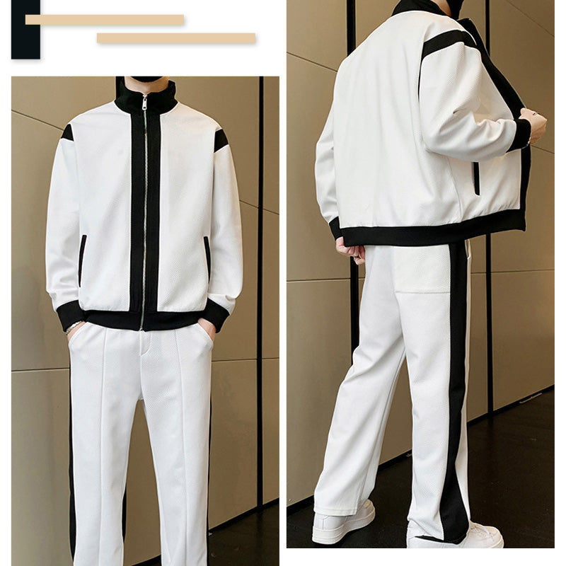 Casual 2 Piece Contrast Sport Jogging Tracksuits Set (50% off)đ„Free UK Shipping