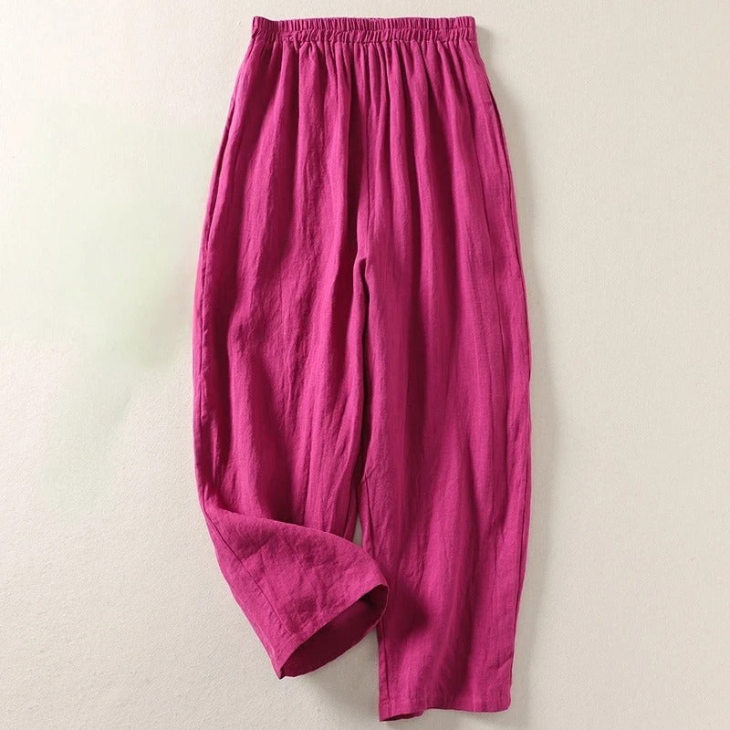 Lina Linen Pants | Airy, Natural and Stylish