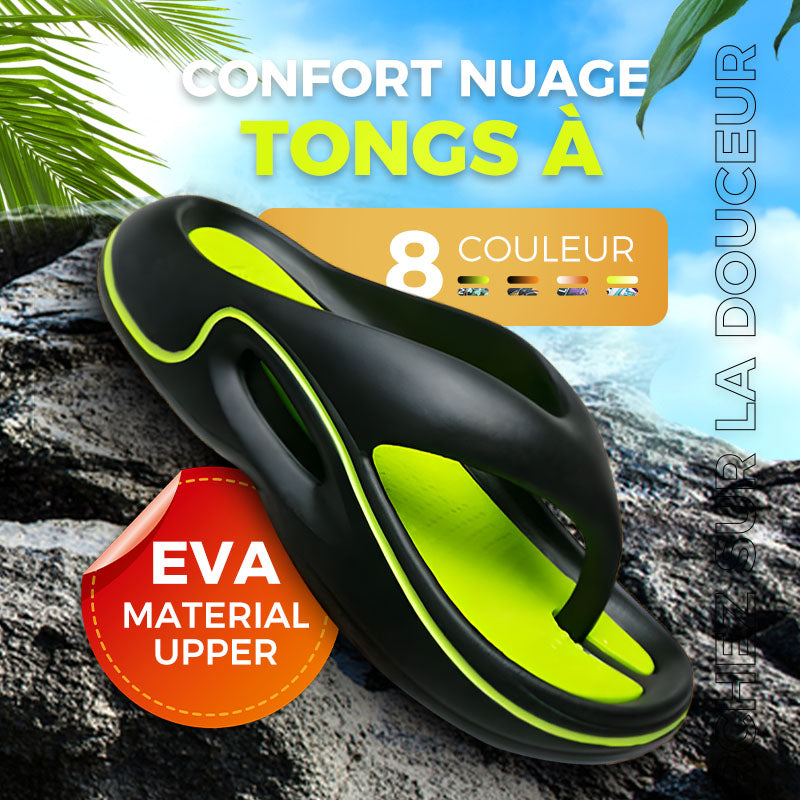 Comfortable Summer Flip Flops with Thick Soles