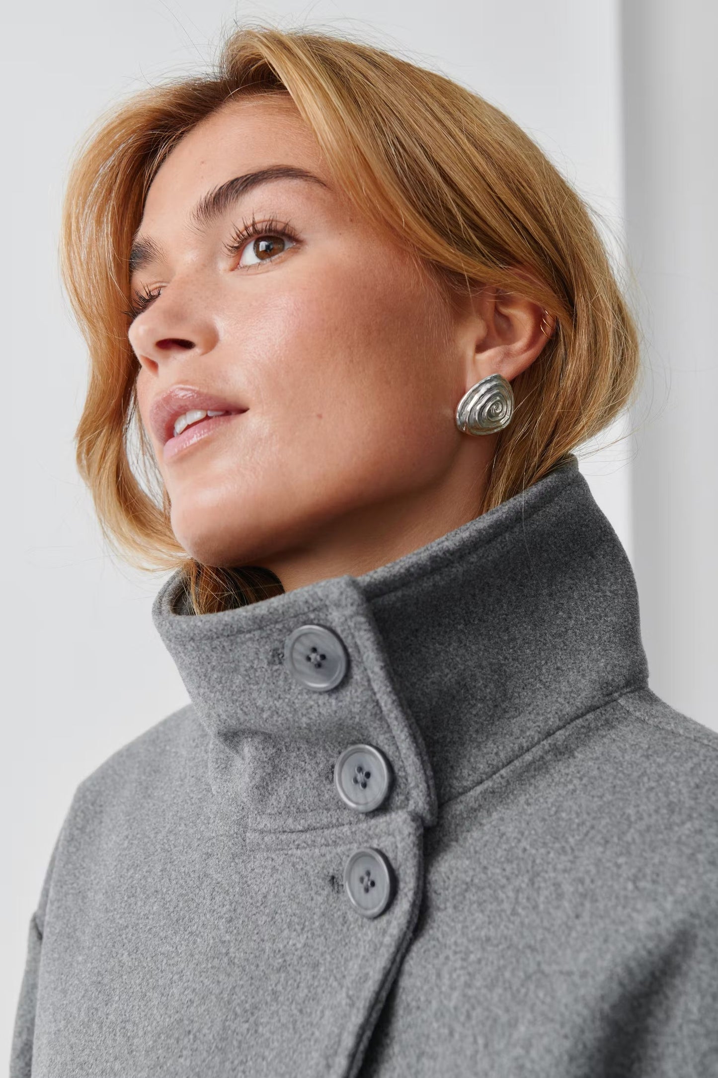 Clarissa Wool Coat High Neck