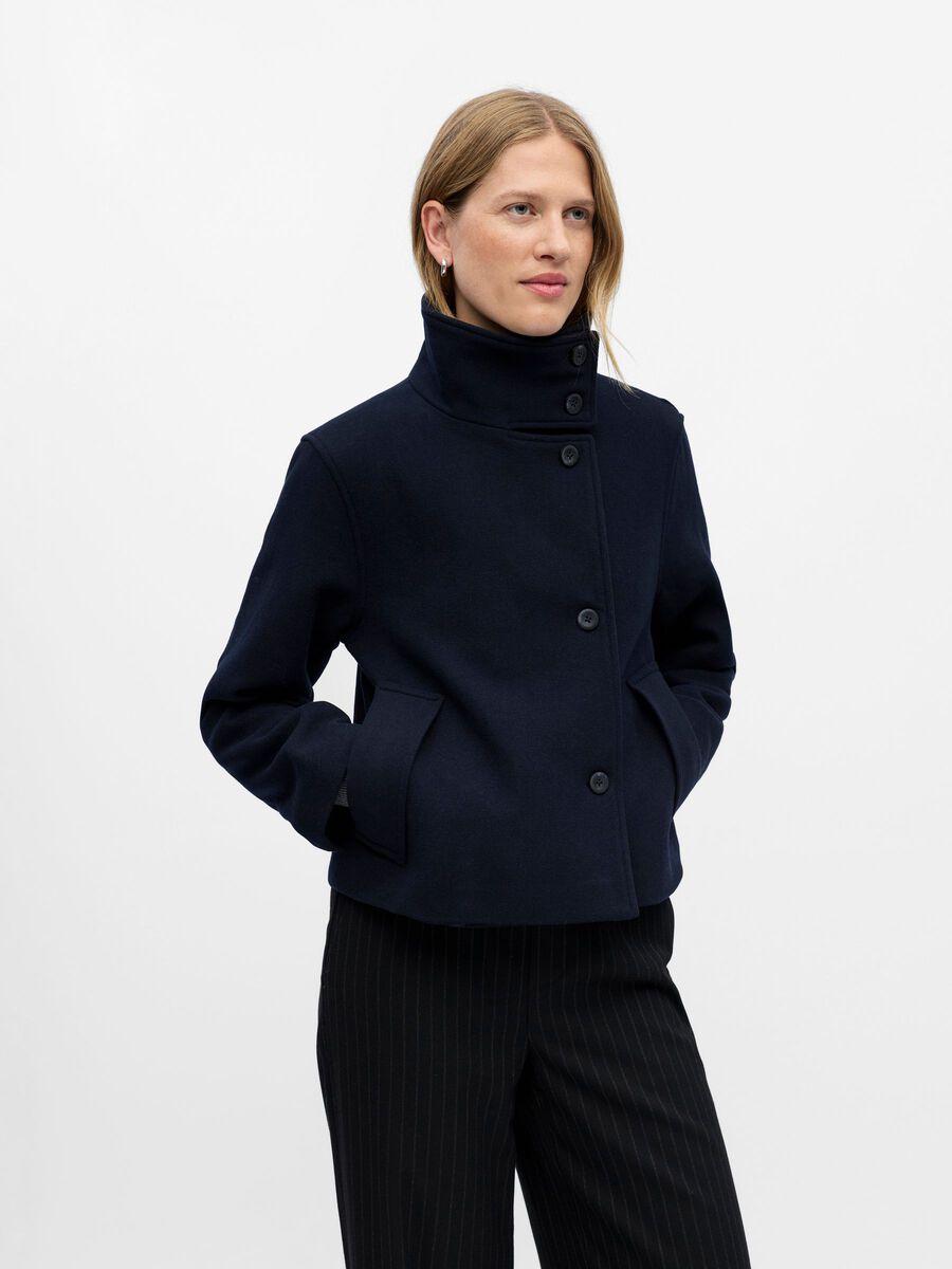 Clarissa Wool Coat High Neck