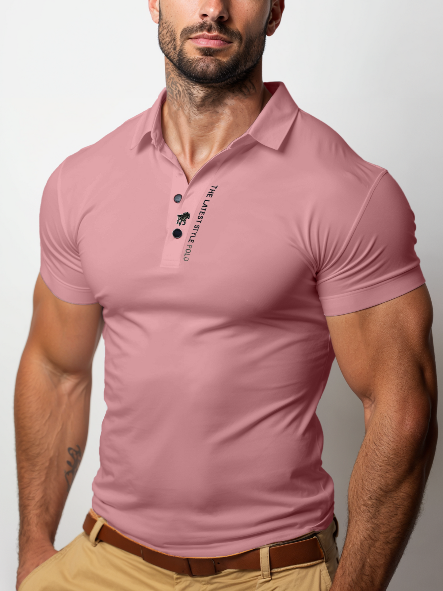 Venetian: Wrinkle-Free Muscle Fit Polo Shirt