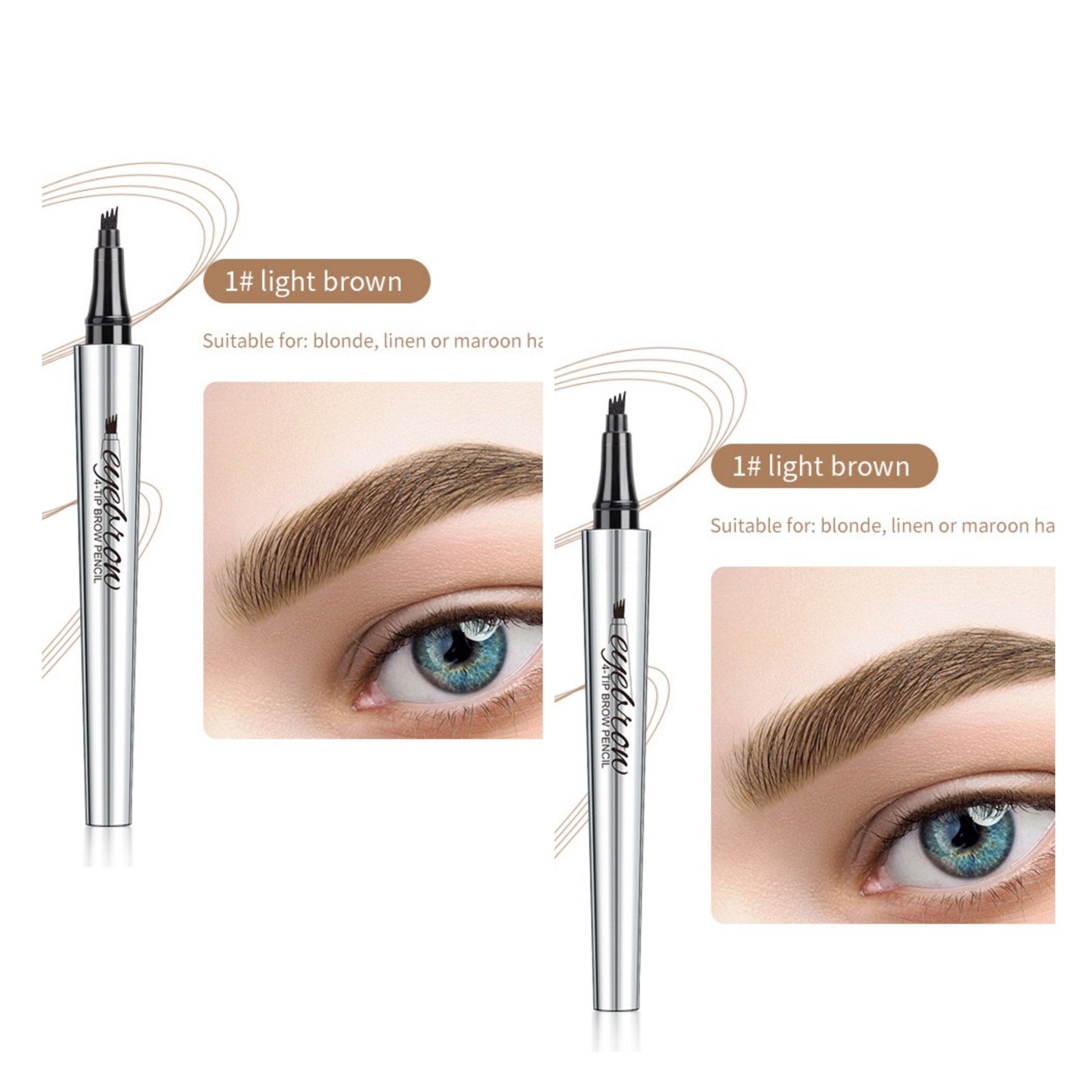 Waterproof 3D Microblading Eyebrow Pen (2 pcs. - Buy 1 Get 1 Free)