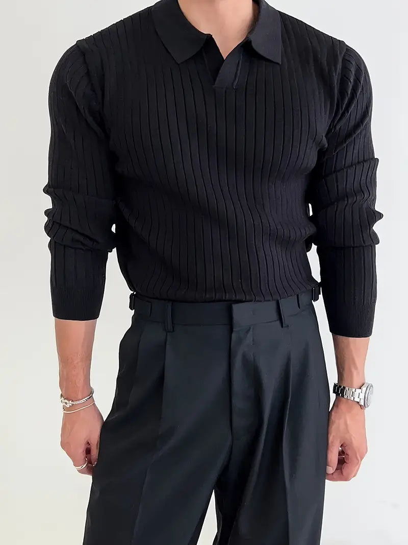 Monza: Muscle Fit Knit Sweater