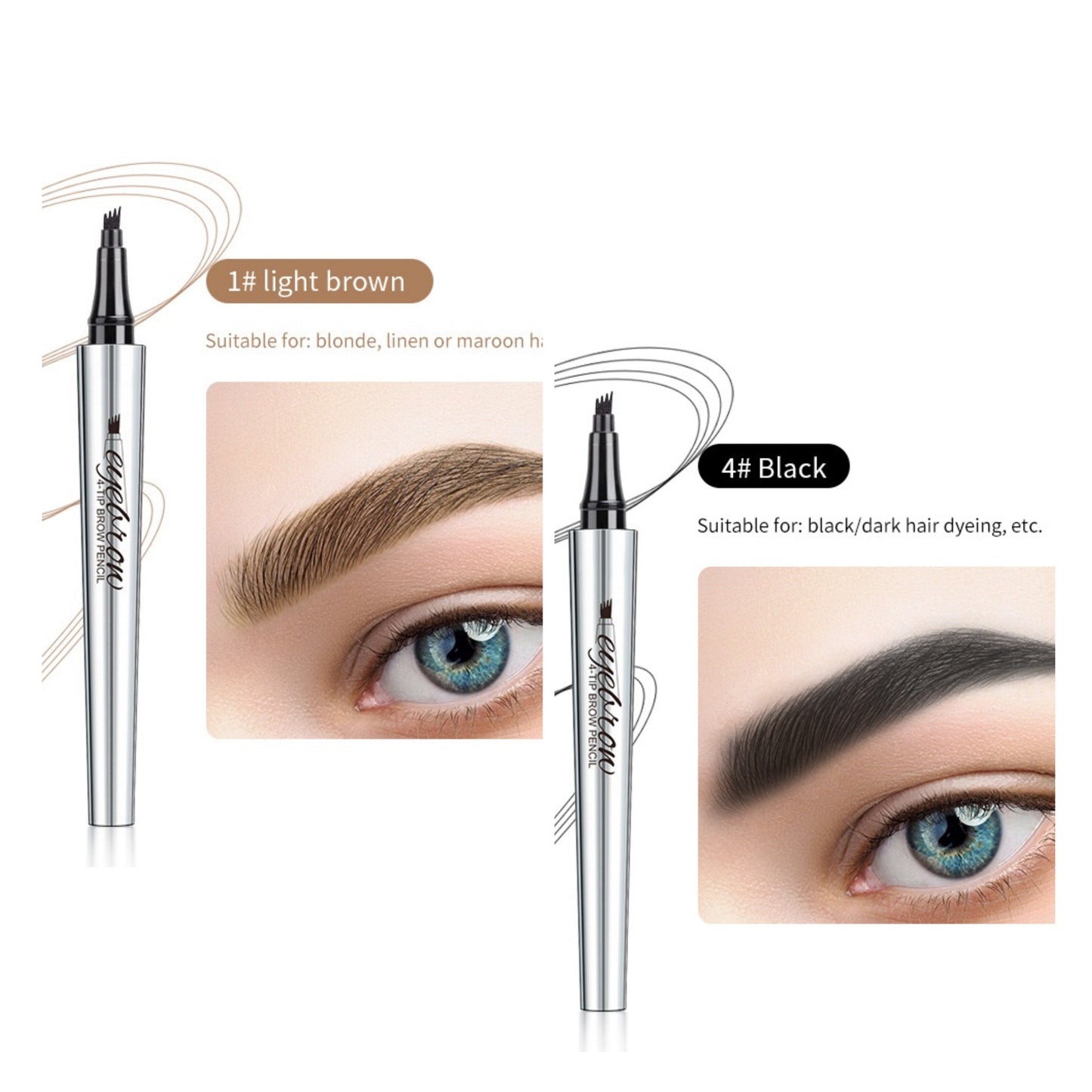 Waterproof 3D Microblading Eyebrow Pen (2 pcs. - Buy 1 Get 1 Free)