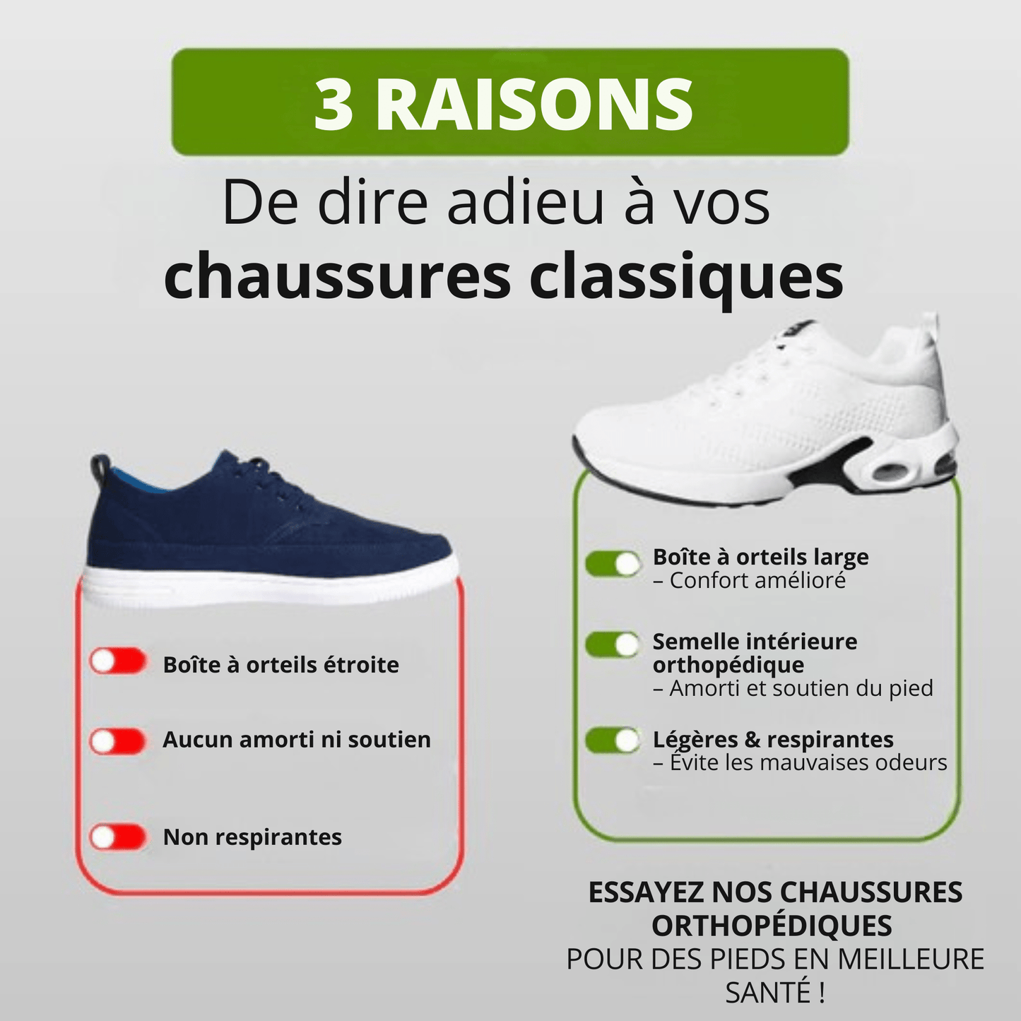 PosturFlex Sneakers - Optimal support, total comfort