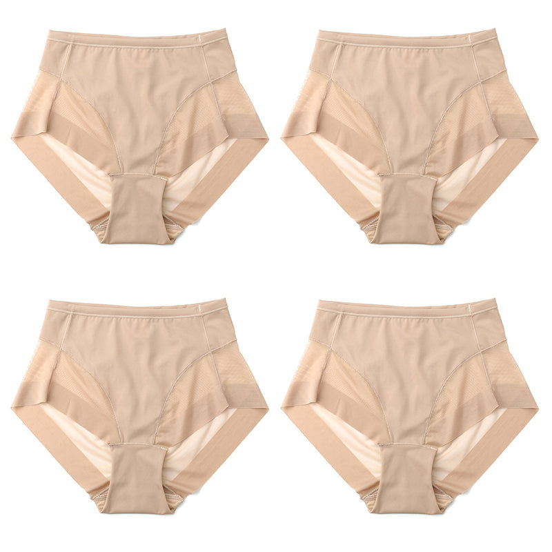💞High Waist Ice Silk Seamless Shaping Panties👙