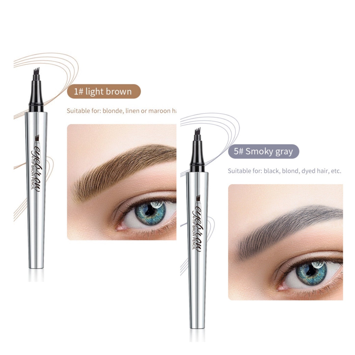 Waterproof 3D Microblading Eyebrow Pen (2 pcs. - Buy 1 Get 1 Free)