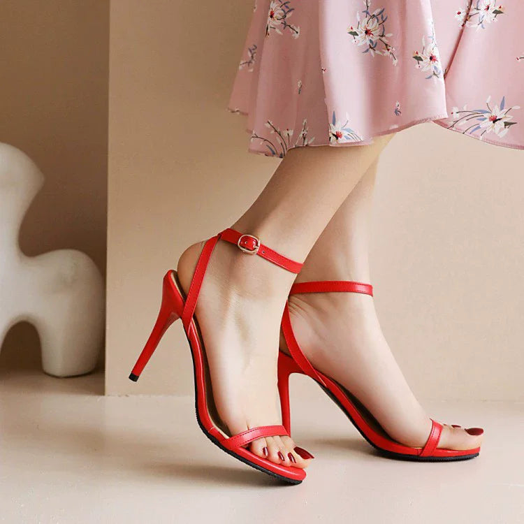 Midnight Strap Stilettos