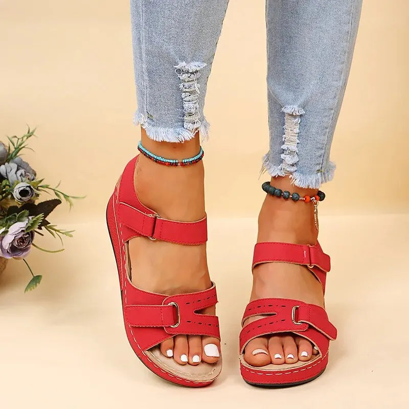 Sommer Keilsandalen für Frauen 2023 Neue Mode Rutschfeste Strandschuhe Frau Leichte Casual Plateau Sandalias Mujer Plus Size