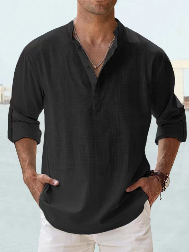 Bastian | Breathable Linen Shirt