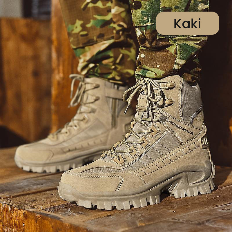 Free Shipping🎁Men's Waterproof Anti-Puncture Work Combat Boots (Durability Enhancement)