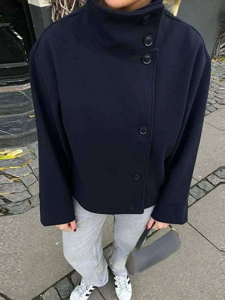 Clarissa Wool Coat High Neck
