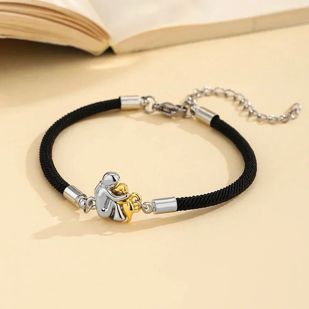 Katy™ | Cord bracelet with dog icon