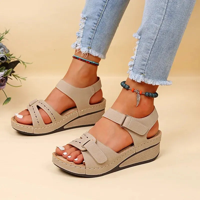 Sommer Keilsandalen für Frauen 2023 Neue Mode Rutschfeste Strandschuhe Frau Leichte Casual Plateau Sandalias Mujer Plus Size