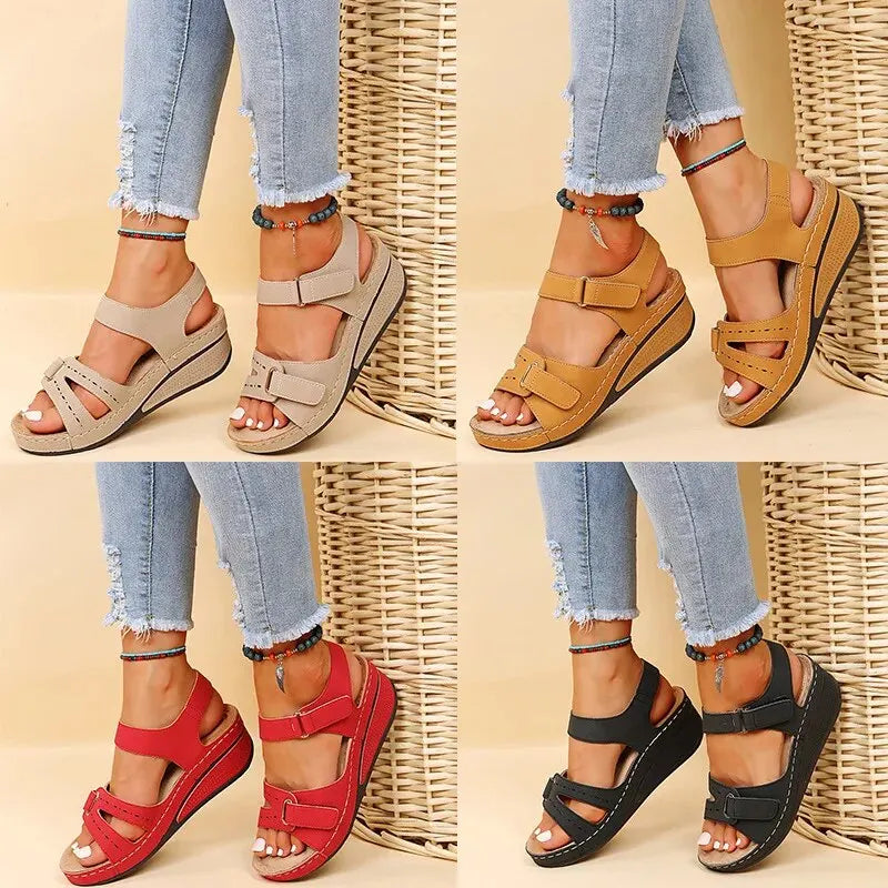 Sommer Keilsandalen für Frauen 2023 Neue Mode Rutschfeste Strandschuhe Frau Leichte Casual Plateau Sandalias Mujer Plus Size