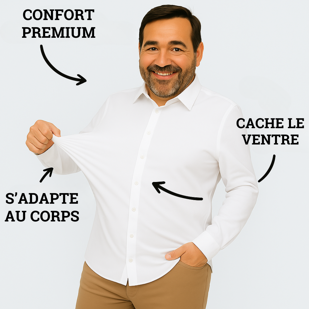 Wrinkle-Resistant, Fitted Shirt