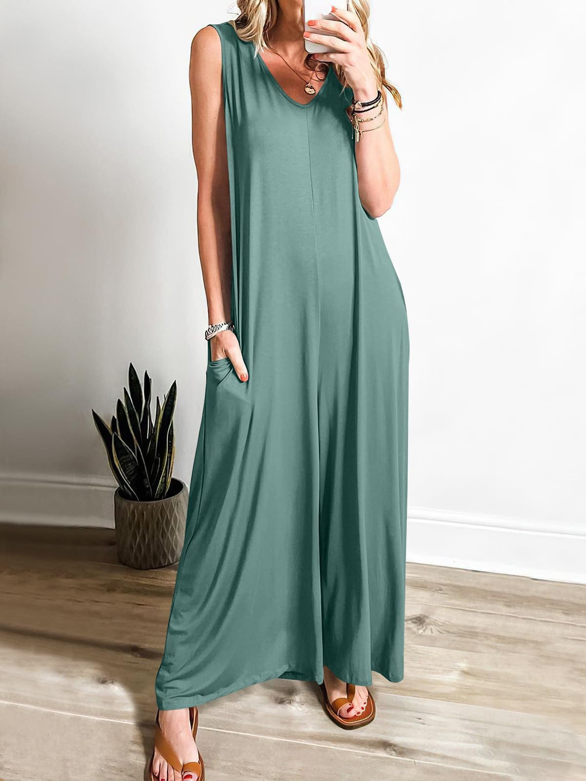 Fluid Casual Ladies Jump Suit