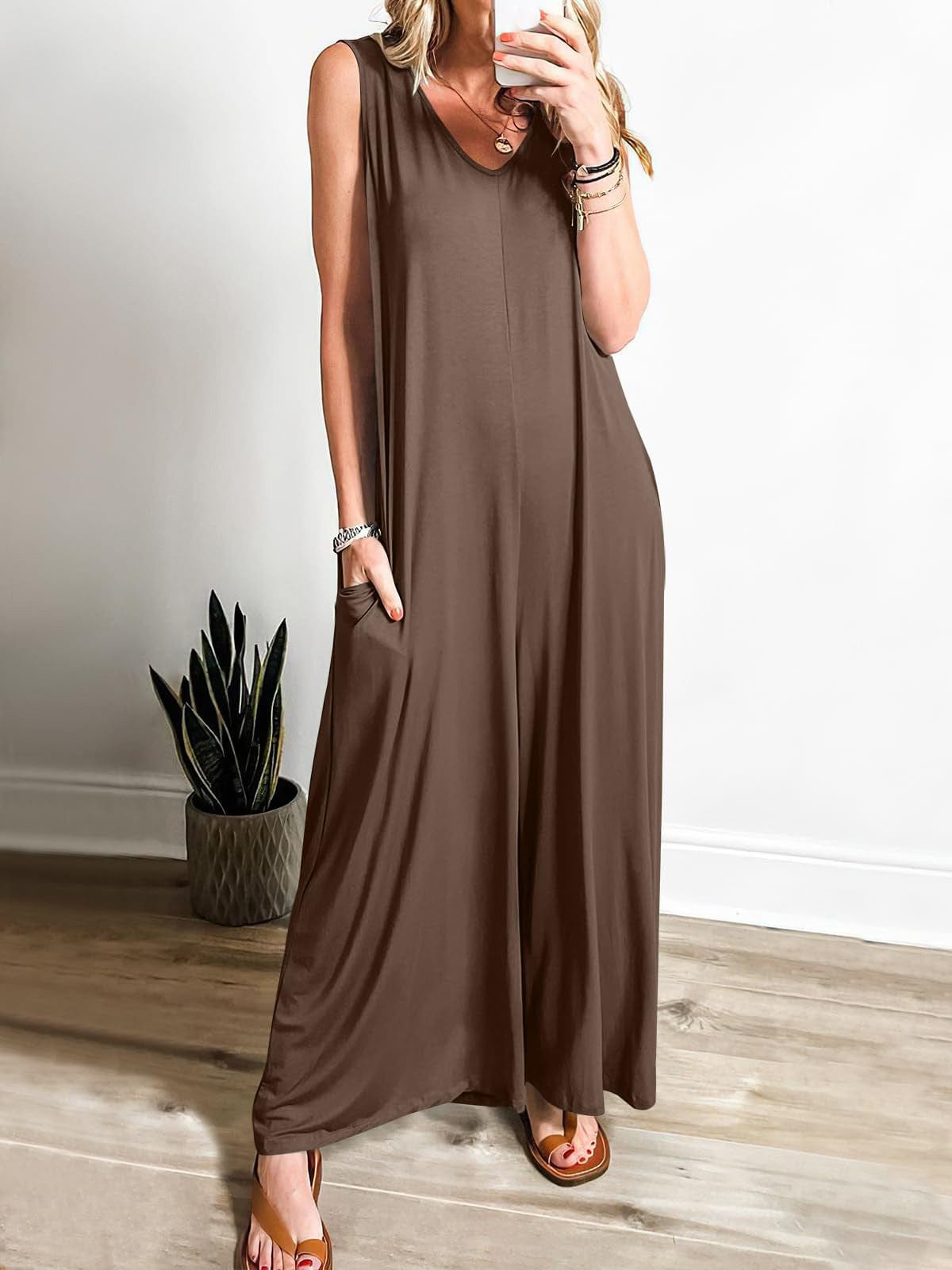 Fluid Casual Ladies Jump Suit