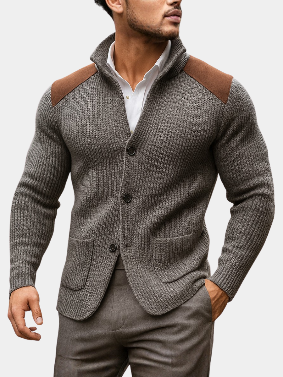 Andreas | Textured Knit Blazer for Men