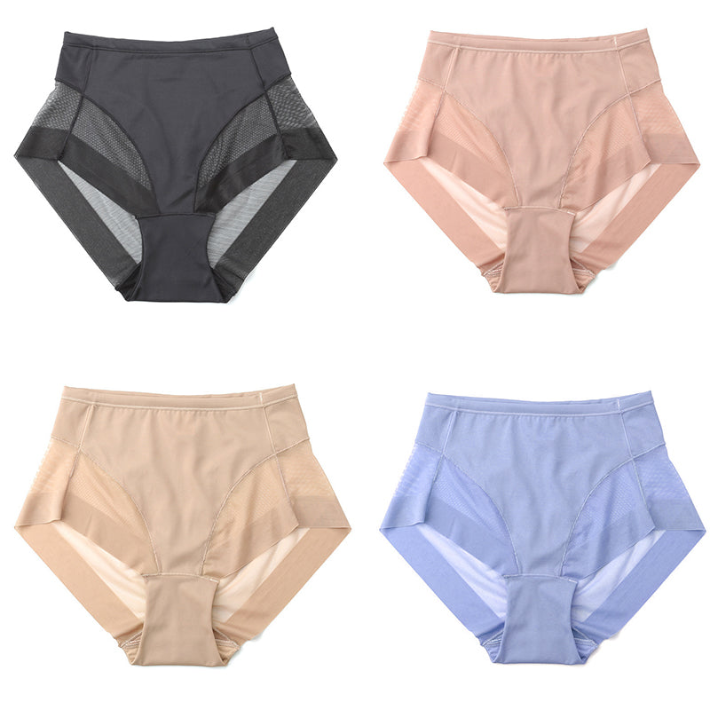 💞High Waist Ice Silk Seamless Shaping Panties👙