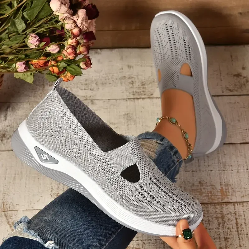 Women's Breathable, Everyday, Slip-On, Orthopedic Walking Sneakers