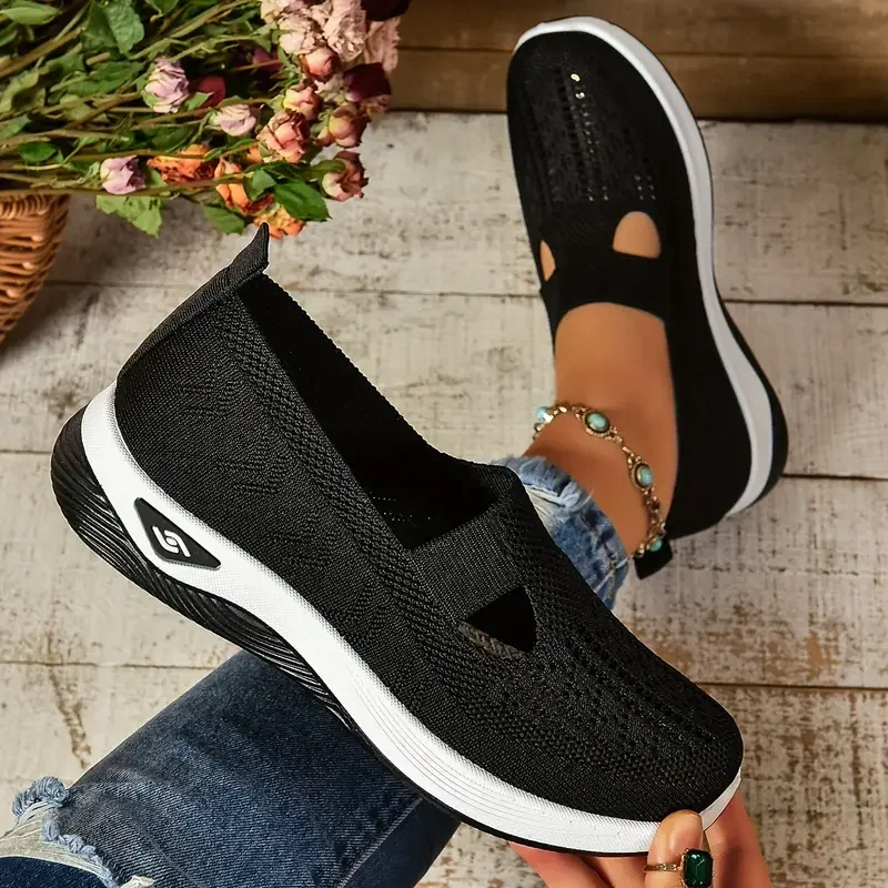 Women's Breathable, Everyday, Slip-On, Orthopedic Walking Sneakers