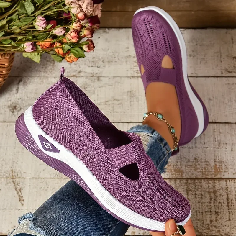 Women's Breathable, Everyday, Slip-On, Orthopedic Walking Sneakers