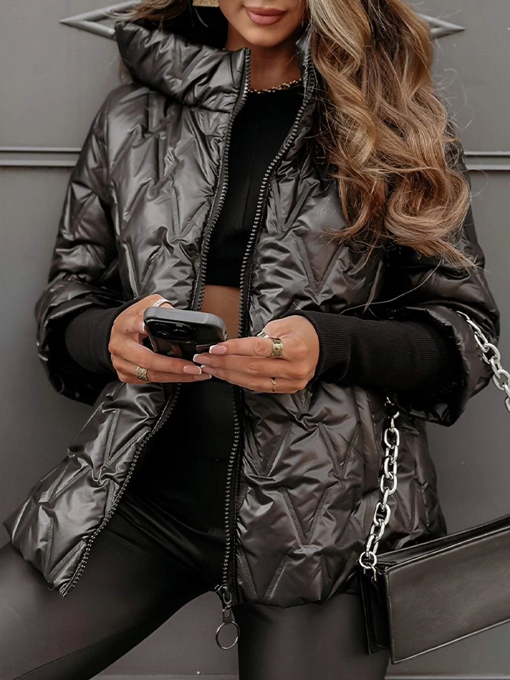 DANIELA | Women's Cotton Hooded Long Sleeve Winter Jacket