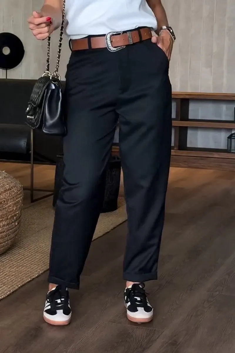 MATHILDA | STRIPED SUIT PANTS