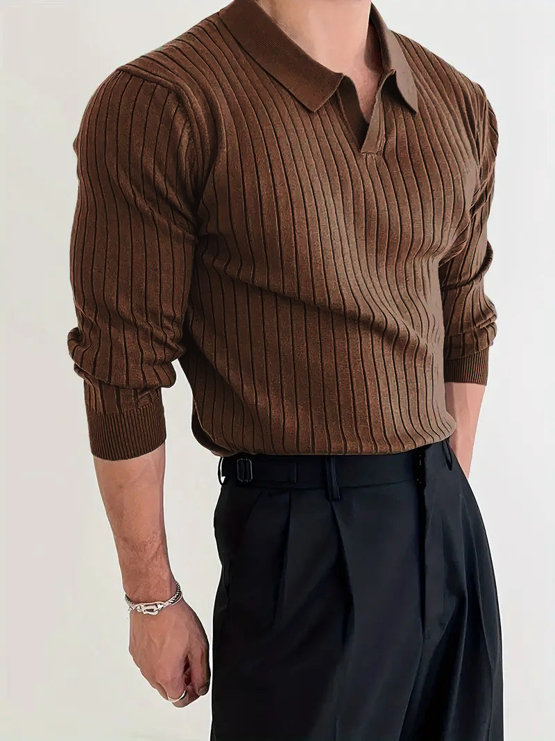 Monza: Muscle Fit Knit Sweater