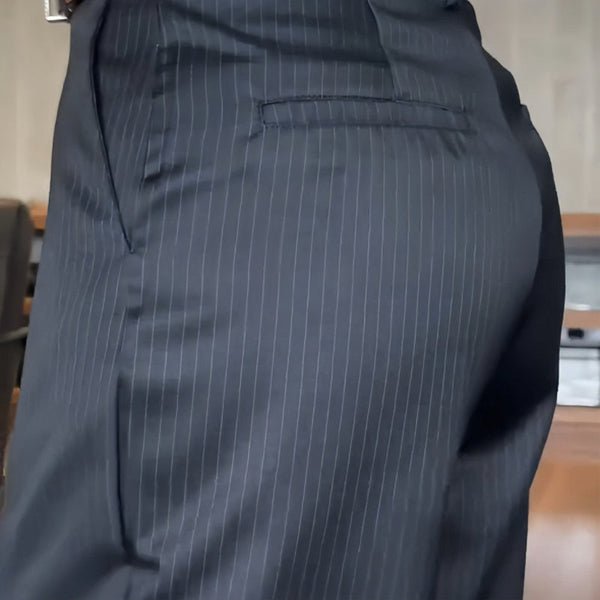 MATHILDA | STRIPED SUIT PANTS