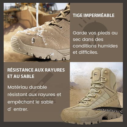 Free Shipping🎁Men's Waterproof Anti-Puncture Work Combat Boots (Durability Enhancement)