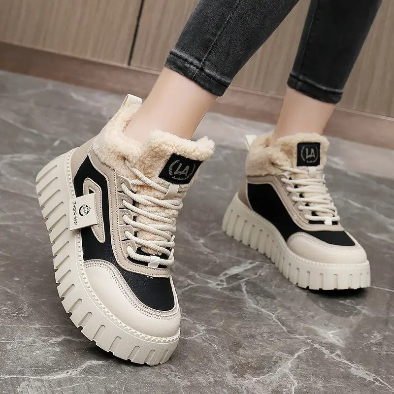 Nova | Women’s Plush-Lined Mid-Top Sneakers