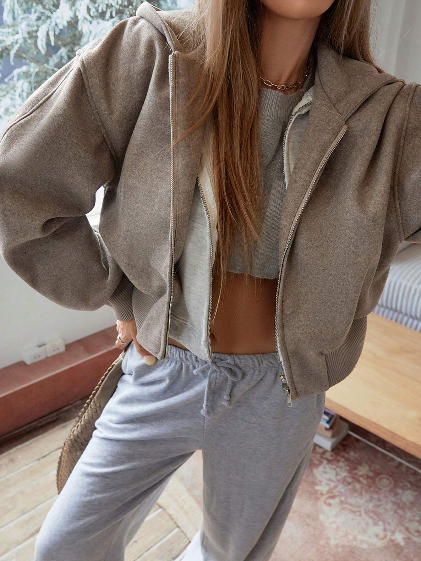 Amara Hooded Vest Jacket
