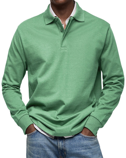 ZOUA | LUXURY LONG-SLEEVED POLO SHIRT