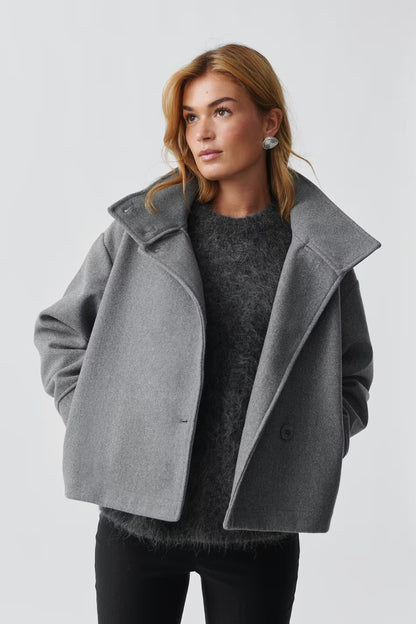 Clarissa Wool Coat High Neck
