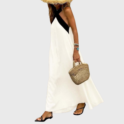 Ladies Cross-necked Summer Dress