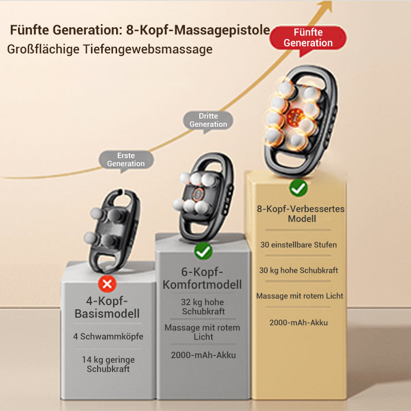 16-Drive 8-Head Massage Tool Set