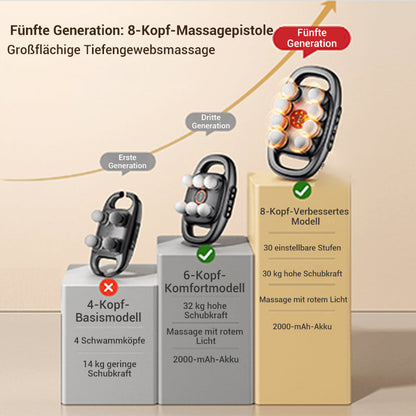16-Drive 8-Head Massage Tool Set