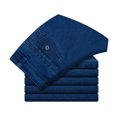 👖Men's High-Waisted Straight Jeans