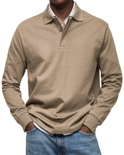 ZOUA | LUXURY LONG-SLEEVED POLO SHIRT