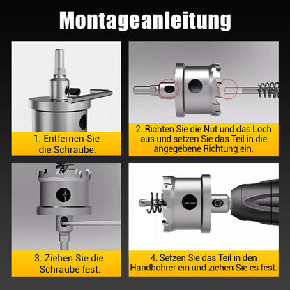 ⚙️ Carbide Hole Cutter for Metal