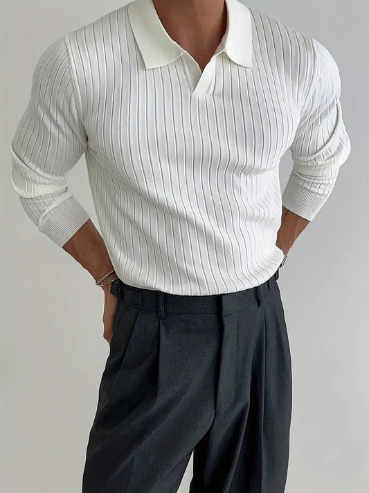 Monza: Muscle Fit Knit Sweater