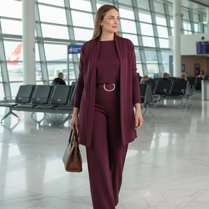 CLAIRE | Women’s 3-Piece Soft Lounge Set