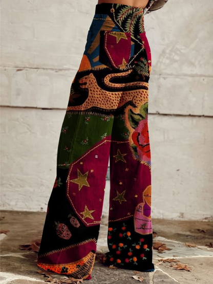 LÉNA | Elegant and Comfortable Trousers in Boho Vintage Style