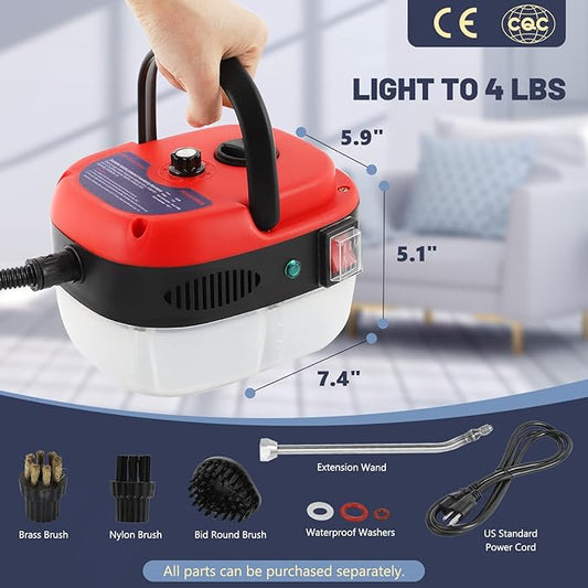 🔥🔥🔥2500W Handheld High Temperature Pressurized Steam Cleaner