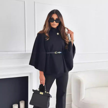LIA - Chic Butterfly Jacket with Belt